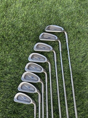 Ping Eye 2 Blue Dot 3-W Iron Set. Karsten ZZ-Lite Steel Shafts 8pcs Right Handed