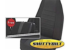 Smittybilt 471401 For 07-12 Wrangler JK 2Dr Neoprene Seat Cover Front/Rear Black