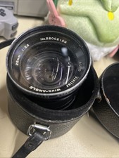 Vivitar 28mm f/2.5 Wide Angle Lens PORST Leather Case 62mm UV Filter