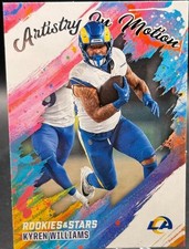 2025 Panini Rookies & Stars Artistry in Motion Kyren Williams #12
