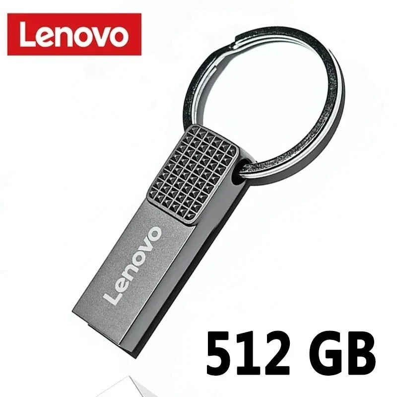 Lenovo 512GB USB 3.0 Flash Drive Metal Pendrive High Speed Data Storage