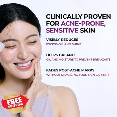 JUMISO Niacinamide 2+ Oil Control Cream Oily Acne Prone Skin 2.7 fl oz