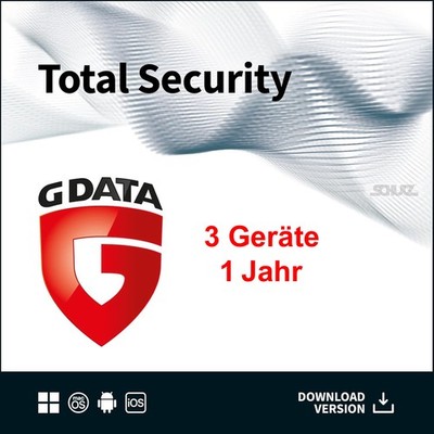 G DATA Total Security Protection 3 Geräte 1 Jahr