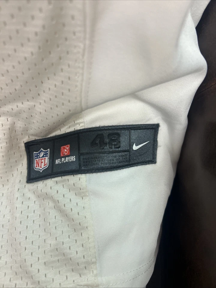 Camiseta de fútbol Nike para hombre blanca Houston Texans #8 Matt Schaub en el campo talla 48 Foto 3 de 4