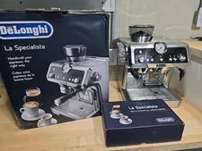 DeLonghi La Specialista Espresso Machine EC9335M In Silver AS-IS PARTS *Steamer*