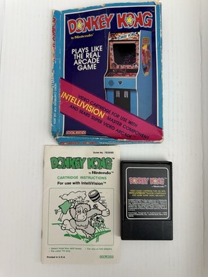 Intellivision Donkey Kong 1982 with Box and Manual