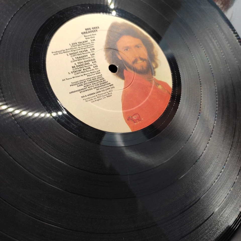 BEE GEES – Greatest (2LP, Original 1979, RSO Records) EX+ Record - Image 3 of 4
