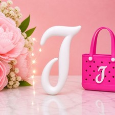 Bag Charms for Bogg Accessories Decorative Insert Alphabet Lettering I Bog Bag