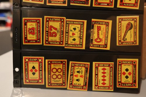 VINTAGE SAFETY MATCHBOX LABELS INDIA LOT OF 20 DAMP PROOF SPECIAL QUALITY - Foto 3 di 3
