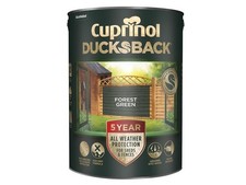  Cuprinol Ducksback 5 Year Waterproof for Sheds & Fences Forest Green 5 litre CU