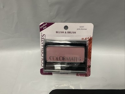 Colormates Blush & Brush   Pink Shimmer  Paraben Free A251