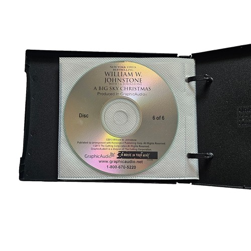 A BIG SKY CHRISTMAS Graphic Audio William W Johnstone Audio Book Gently Used - Picture 5 of 6