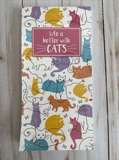 Life Is Better With Cats Memo Pad Stocking Stuffers Cat Lover Gift Idea New