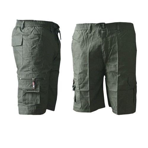 Mens Cargo Shorts Combat Work Casual Summer Multi Pocket Shorts Bottoms S-3XL - Picture 3 of 6