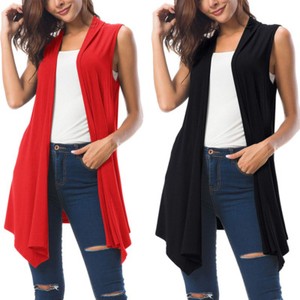 Women-Sleeveless-Irregular-Loose-Casual-Cardigan-Coats-Knitting-Long-Top-Vest-US