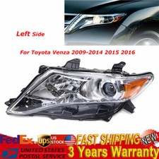 Fit Toyota Venza 2009-2016 Driver Side Halogen Headlight Left Headlamp Assembly