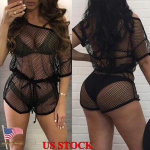 Womens-Sheer-Mesh-Bikini-Cover-Up-Swimwear-Swimsuit-Bathing-Summer-Beach-Pant
