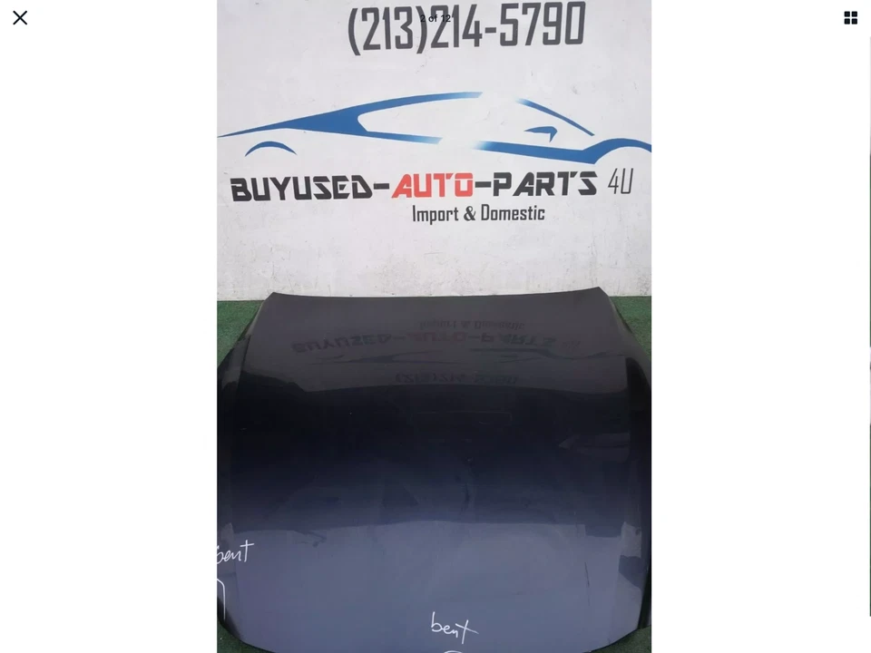 w/ damages 2018 2019 LEXUS LS500 LS500h LS 500 HOOD OEM  - Image 2 of 4