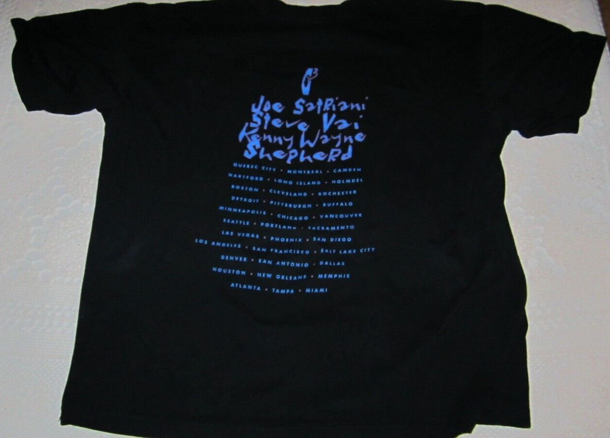 G3 Joe Satriani Steve Vai Kenny Wayne Shepherd Winterland XL