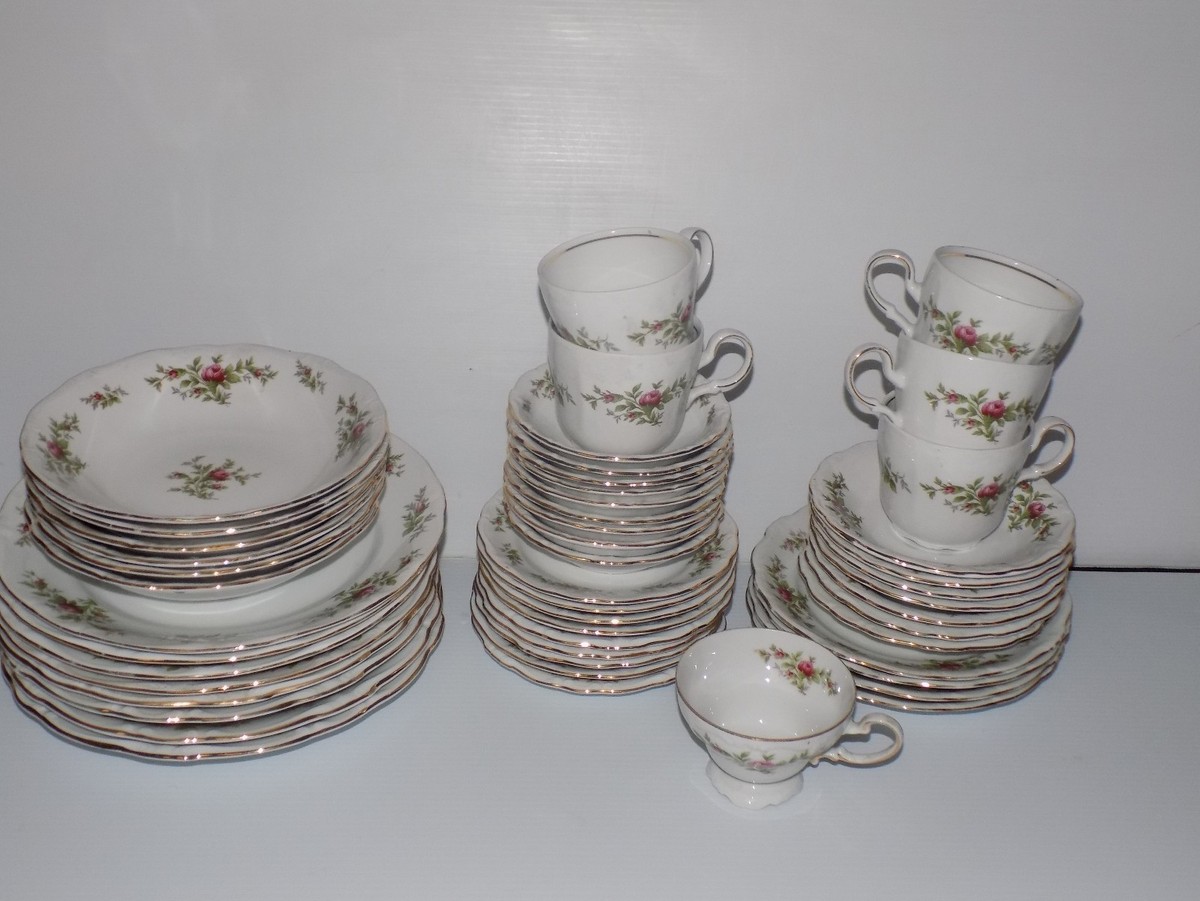 JOHANN HAVILAND china MOSS ROSE pattern 65