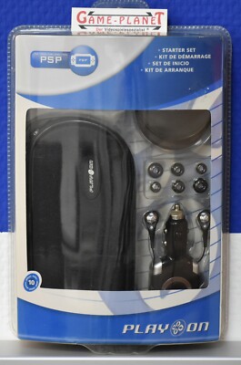 PSP 10 Teiliges Starter Set NEU in OVP Vollzählig Play On  Sony PSP Einkaufgp 