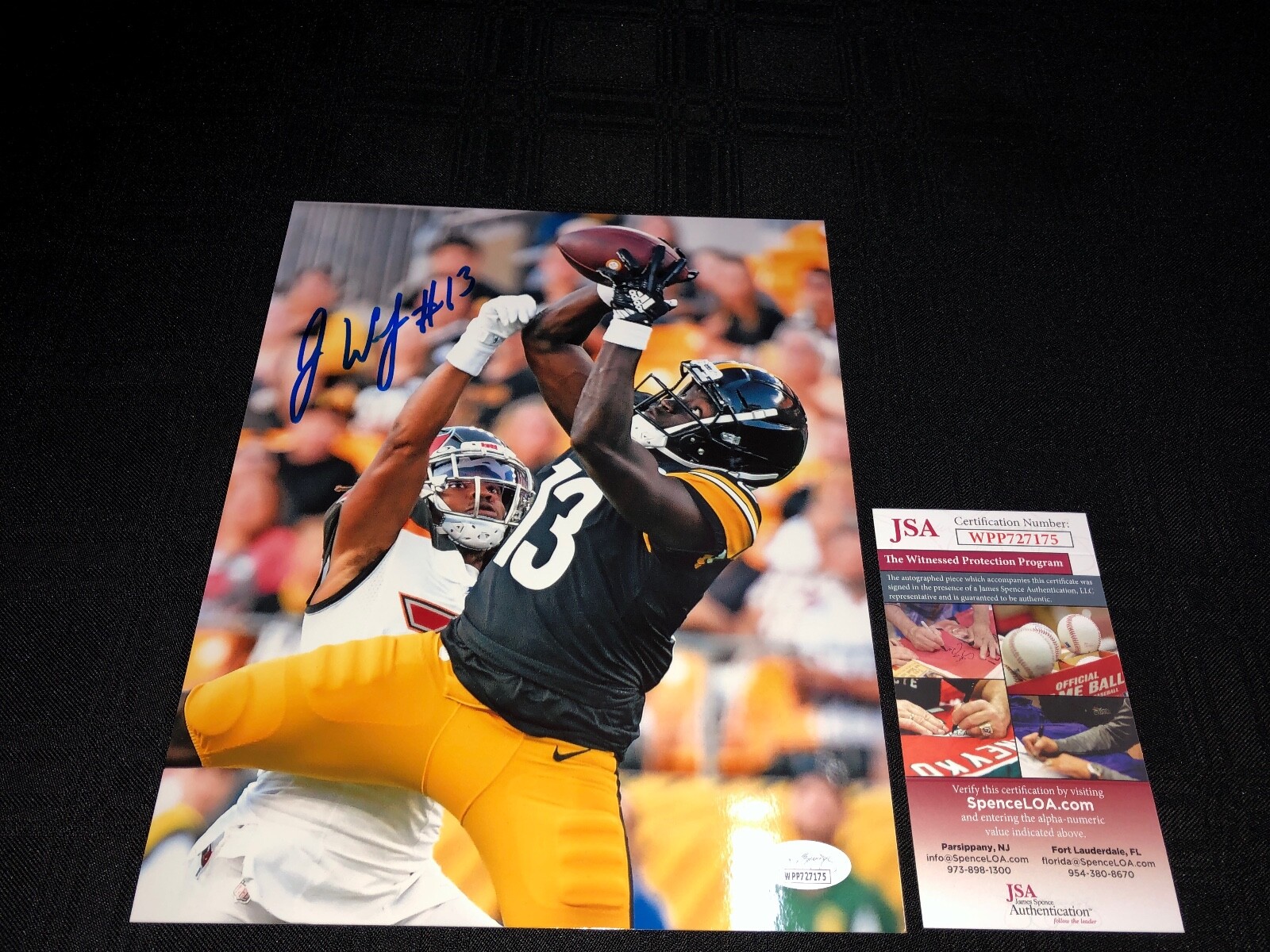 James Washington Autographed Signed Pittsburgh Steelers 8X10 PHOTO JSA COA WPP727175 