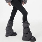 Winter Puffer Leg Warmers for Women Boot Covers for Shopping Trekking Office