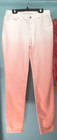 BOSTON PROPER Coral Ombre Ankle Jeans SIZE 6 — photo 1