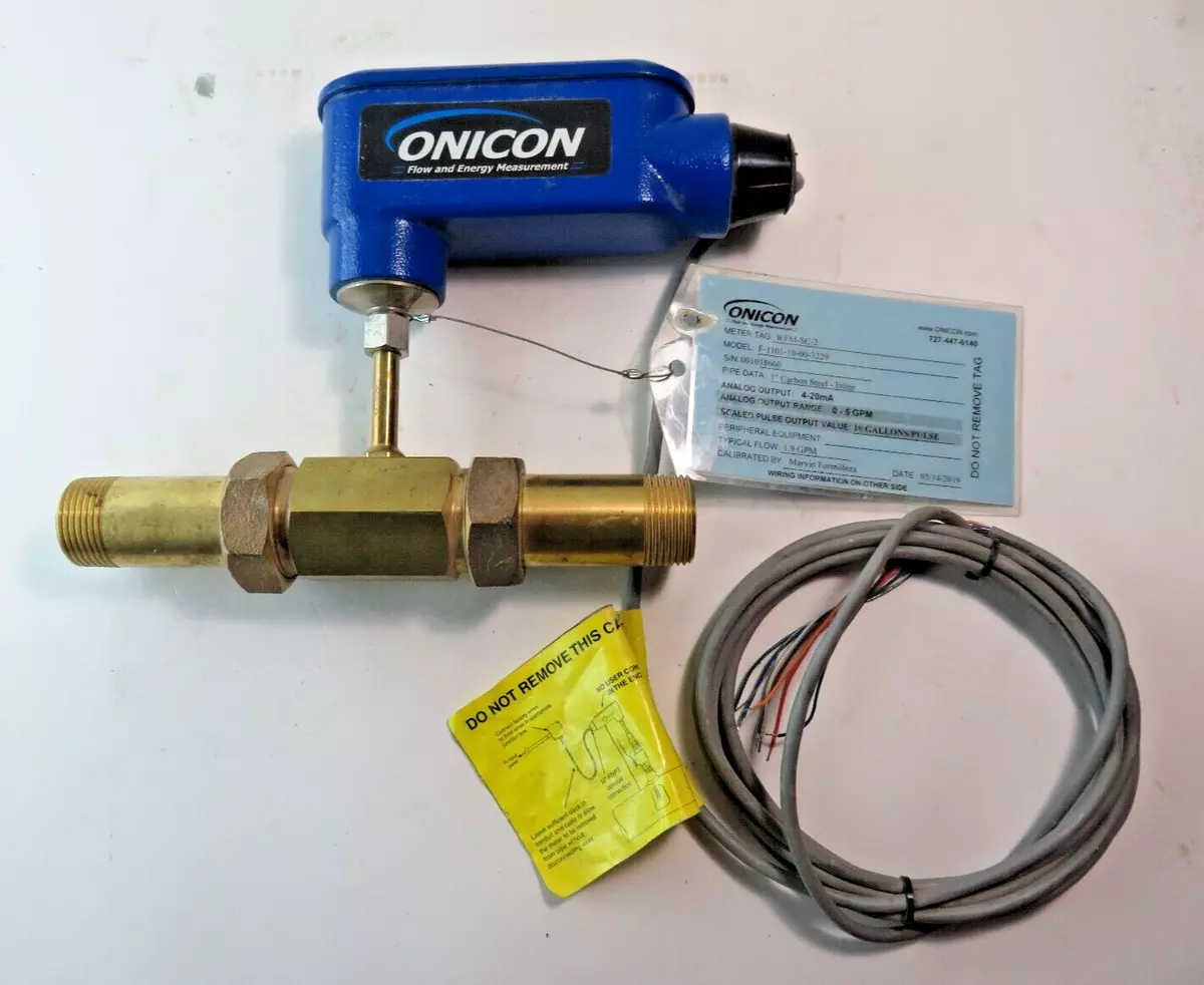 ONICON F-1200 / F-1200-10-E5-1221 Flow & Energy Measurement Sr. NO