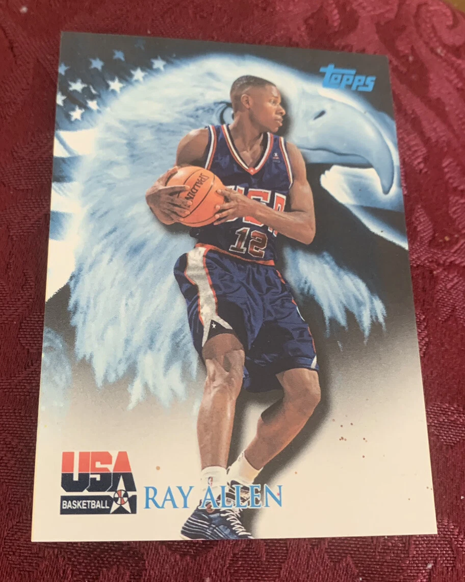 Ray Allen 2000 Topps Team USA Basketball Card 75 NBA HOFer eBay