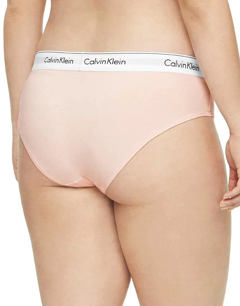 Calvin Klein Women's Plus Size 3X Logo Modern Cotton Hipster, Pink, NwT