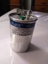 BOJACK CBB65B 45/5 uF  MFD ±6% 370V/440V AC -40/+70 C Start Capacitor