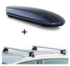 Dachbox MAA460L+Dachtr&auml;ger CRV107A f&uuml;r f&uuml;r Mercedes GLA 5T&uuml;rer ab 14
