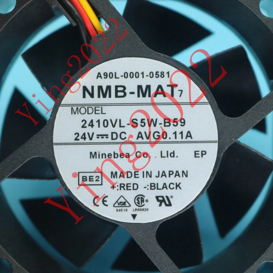 2410VL-S5W-B59 24V 0.11A A90L-0001-0581 For FANUC New NMB Fan Free SHIP - Image 3 of 4