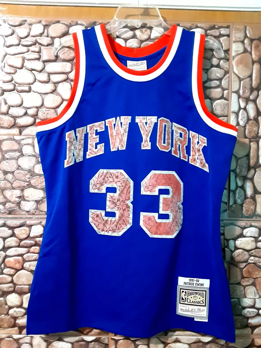 Vintage Patrick Ewing New York Knicks Adidas Hardwood classic