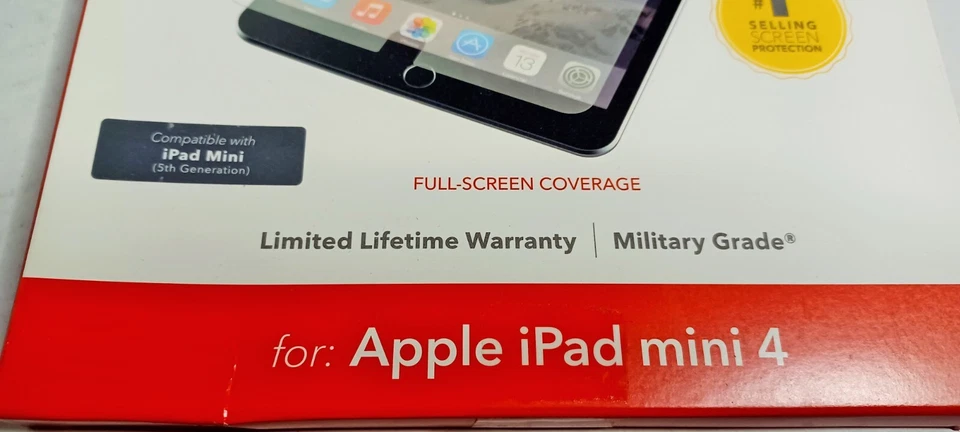 Zagg Invisible Shield Original Premium Screen Protection for Apple iPad Mini 4 - Image 2 of 4