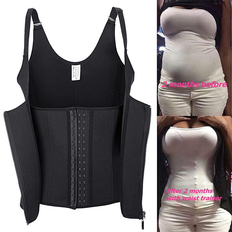 Waist Trainer Trimmer Belts Wrap Stomach Fat Burner Body Shaper