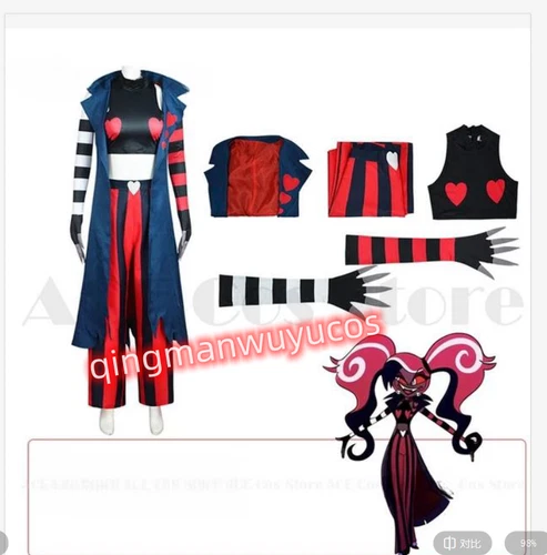 Hazbin Velvette Hotel Cosplay Outfit Costume Halloween - Picture 7 of 7