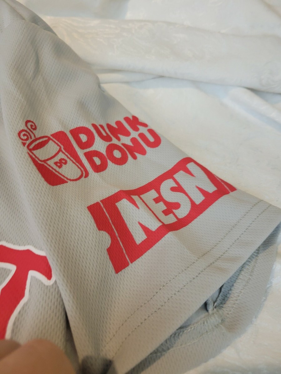 テツナリ 未使用クレメンス レッドソックス ＃21オーセンティックジャージ Pawtucket red sox shirt #21 Roger Clemens Promo Boston Minor