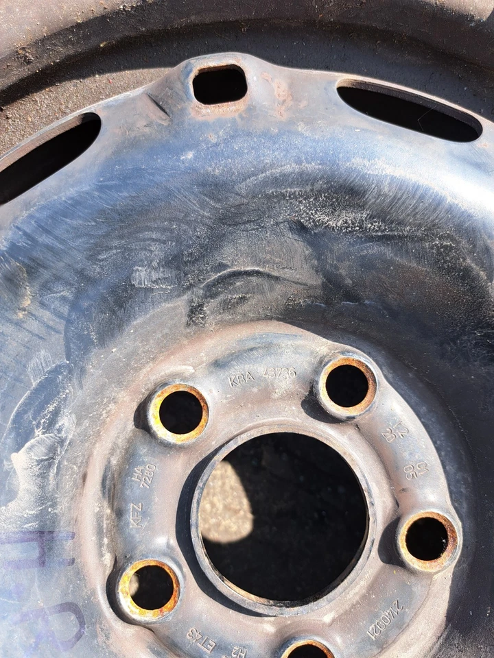 2x VW Polo 9N Felgen mit Uniroayal Allwetterreifen 165/60R14 ET43 KBA43736 - Bild 4 von 4