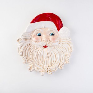 Santa Platter Ceramic Table Serving 