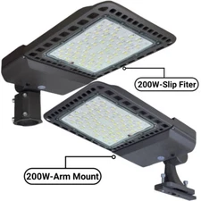 LED Barn Garage Street Light Outdoor Dusk To Dawn Area Security Lamp 5500k
