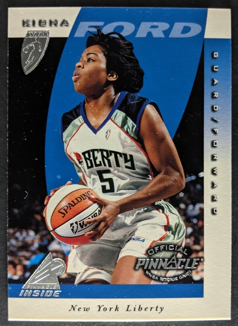 Kisha Ford 1997 Pinnacle Inside WNBA #47 Basketball Card Rookie RC