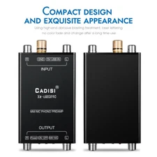 Mini MM MC Phono Stage RIAA Preamp Turntable Vinyl Record Player Preamplifier