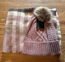 NWT Scarf and Pom Hat Set