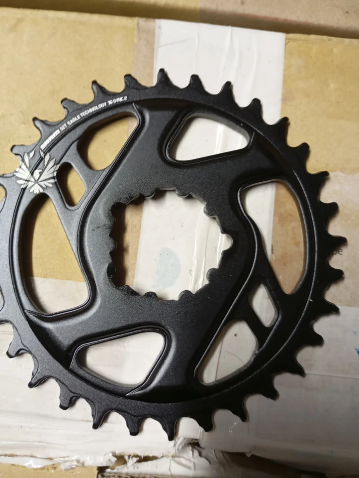 Corona SRAM 32t boost 3mm Offset Nuova Eagle X-sync 2 attacco A 3 Viti - Immagine 4 di 4