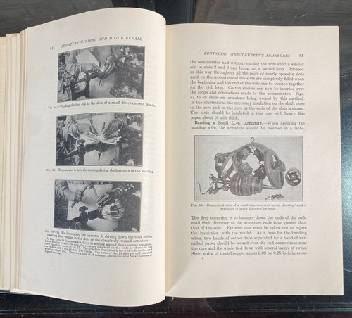 Electrical & Electronics Engineering Hardback Vintage Office Books Winding/Motor - 第 6/24 張圖片
