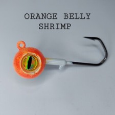 Big Eye Ball Jigs, 3pk , Fluke, Flounder, Striper, Rattle, Gulp jigs, Bluefish