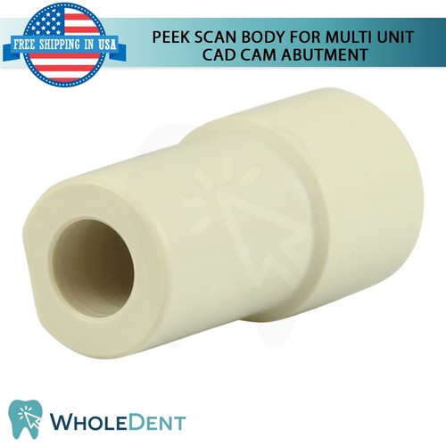 5X Straight Multi Unit 1.4mm Slim Abutment Attachment CAD/CAM Set Int Hex 2.0mm - Imagen 4 de 7