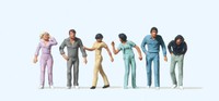 Preiser 14001 Gehende Passanten 1:87 Spur H0 Neu Ovp Figuren